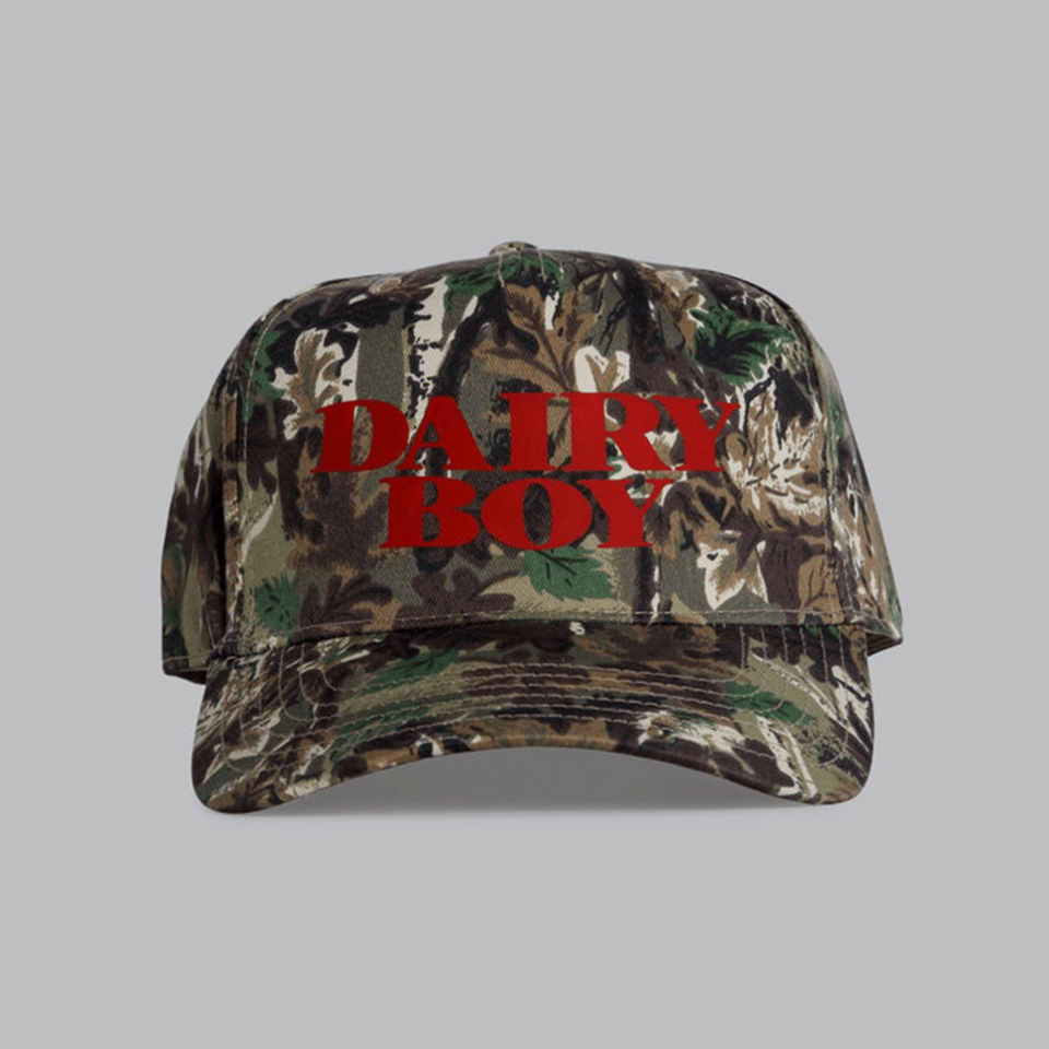 Dairy Boy Camo Hat Dairy Boy Merch Cap Fathers Day Delivery Gifts Birthday Gifts For Fans