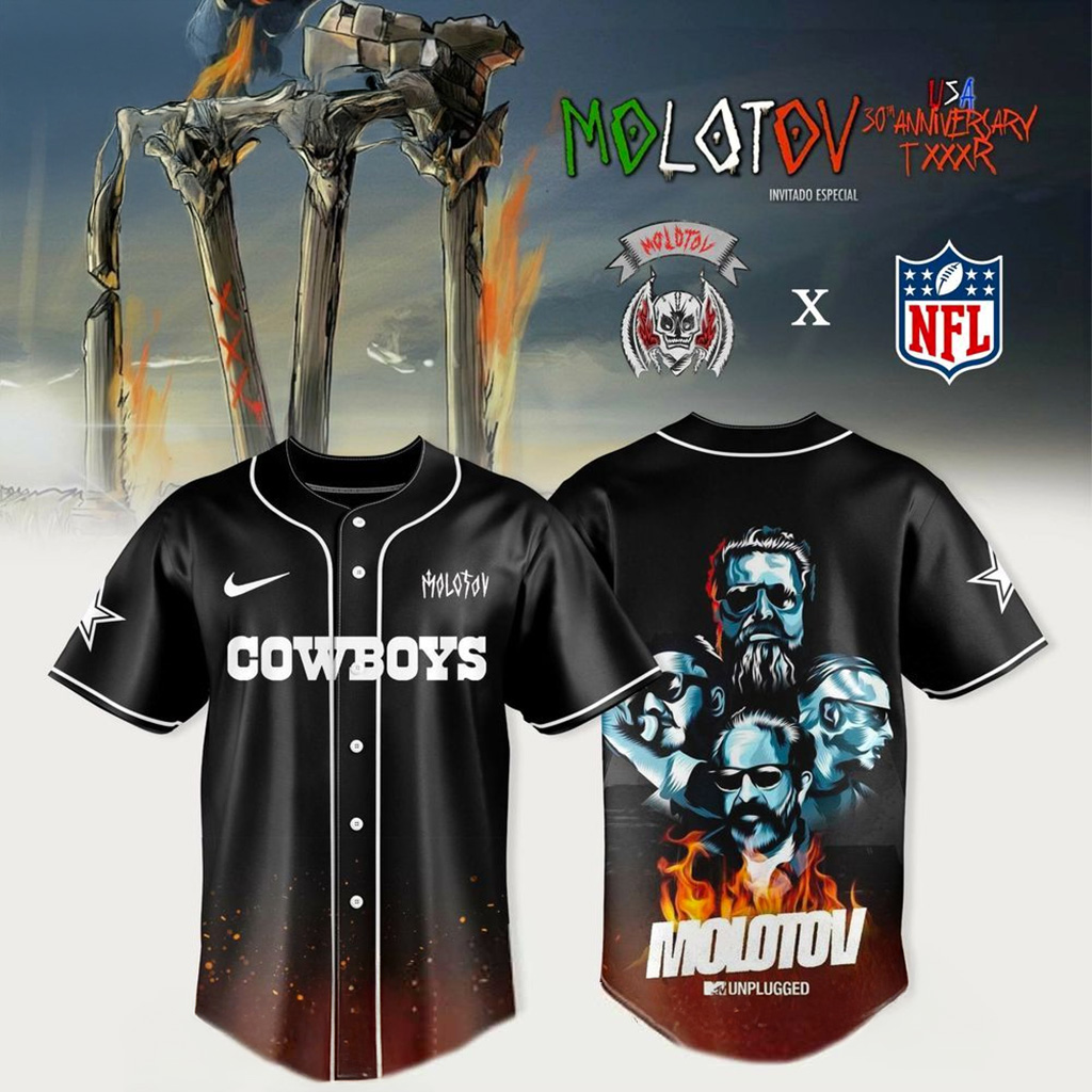 Dallas Cowboy X Molotov 30Th Anniversary TXXXR Jersey Dallas Cowboy Merch Gift For Him