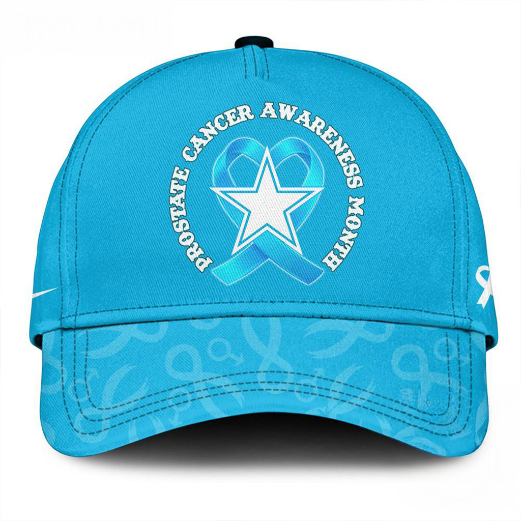 Dallas Cowboys 2025 NFL Prostate Cancer Awareness Hat Dallas Cowboys Merch Gifts For Fans