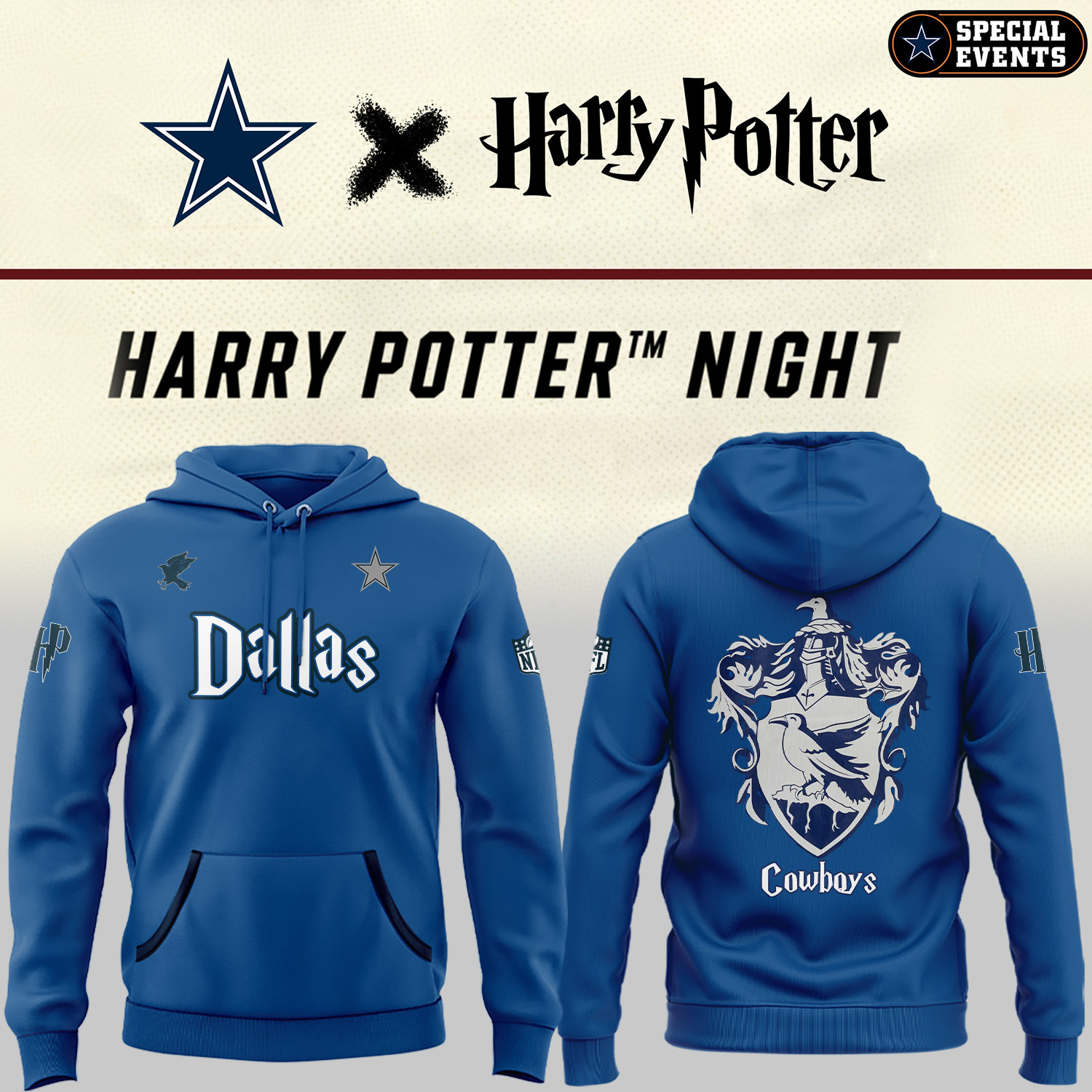 Dallas Cowboys Dc Harry Potter Night Hoodie Presents For Football Fans