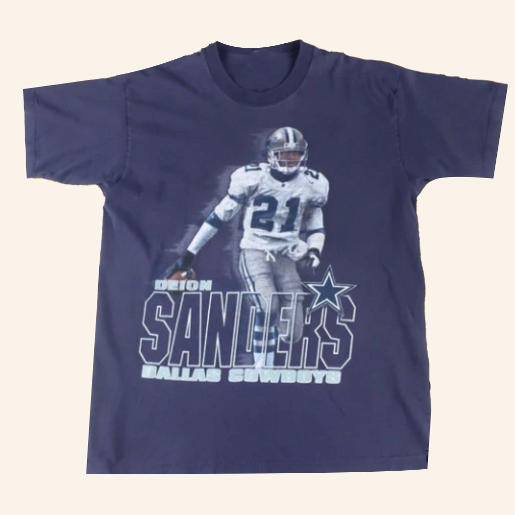 Dallas Cowboys Deion Sanders T-Shirt Dallas Cowboys Merch Presents For Football Fans
