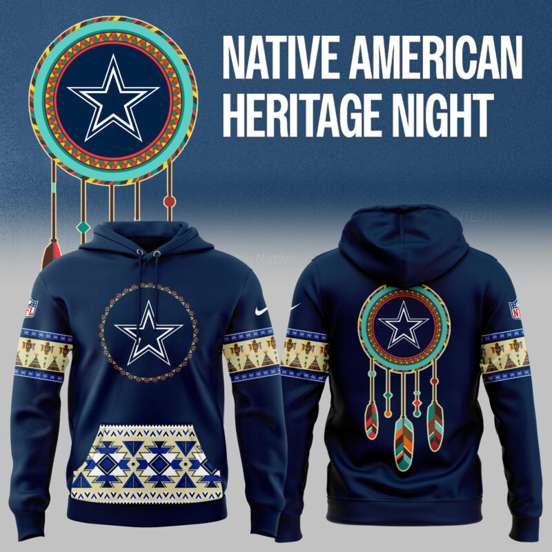 Dallas Cowboys Native American Heritage Hoodie Gifts For Football Fan