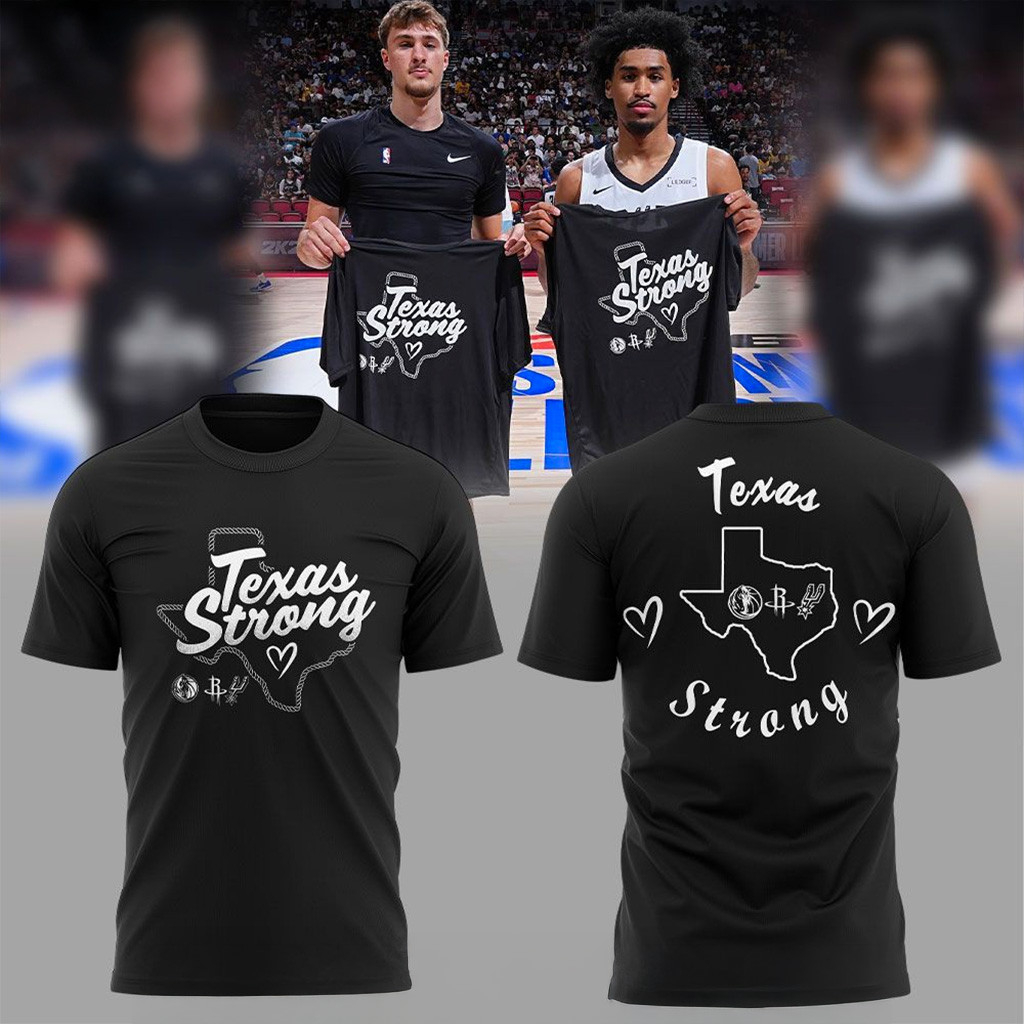 Dallas Mavericks X Rockets X Spurs Texas Strong T-Shirt Fan Merch Gifts For Him