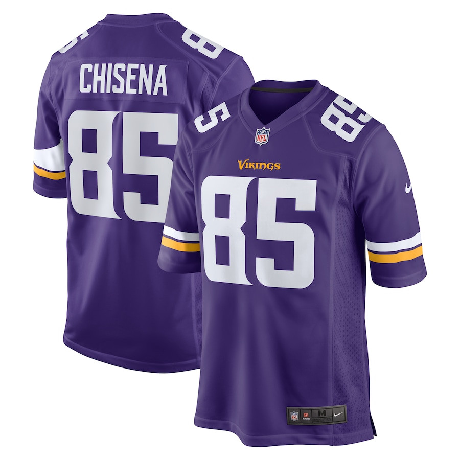 Dan Chisena 85 Minnesota Vikings Men Game Jersey - Purple - JS529