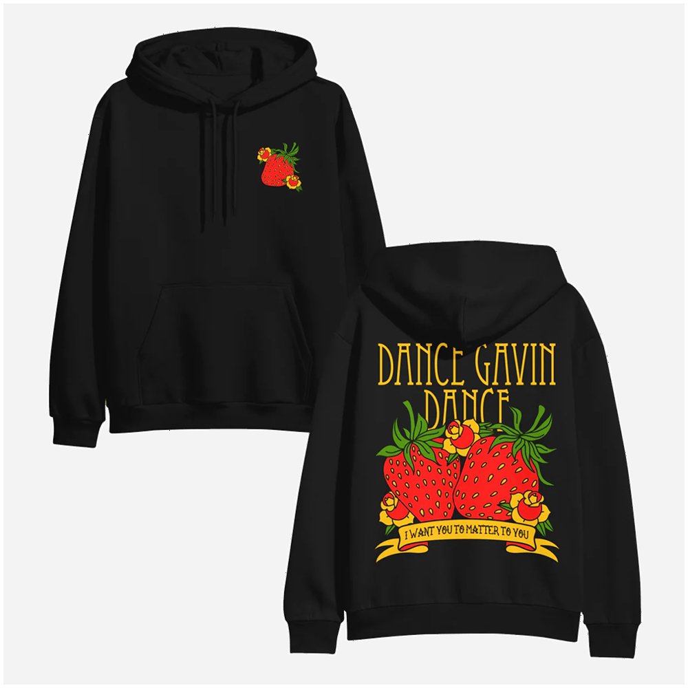 Dance Gavin Dance Merch DGD Strawberry Wake Hoodie Best Gifts For Music Lovers Gifts For BFF