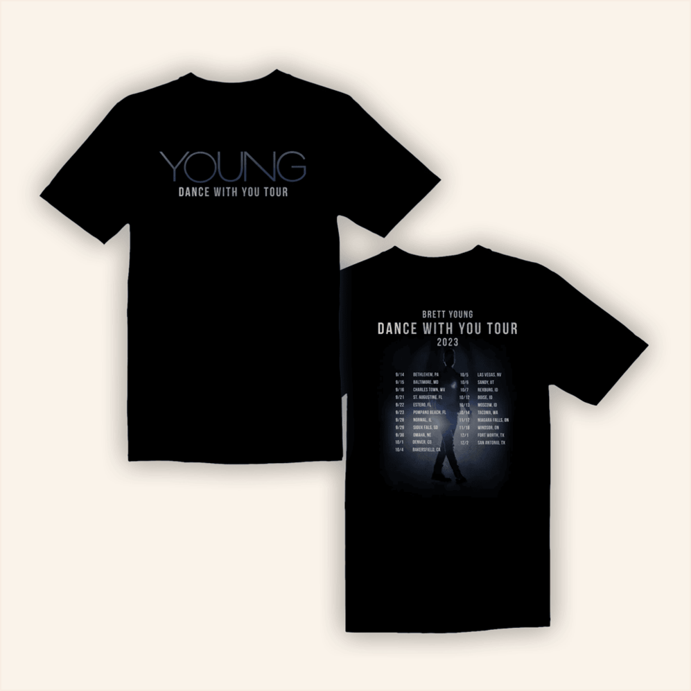 Dance With You Tour T-Shirt Brett Young Music Merch Birthday Gifts For Best Friend