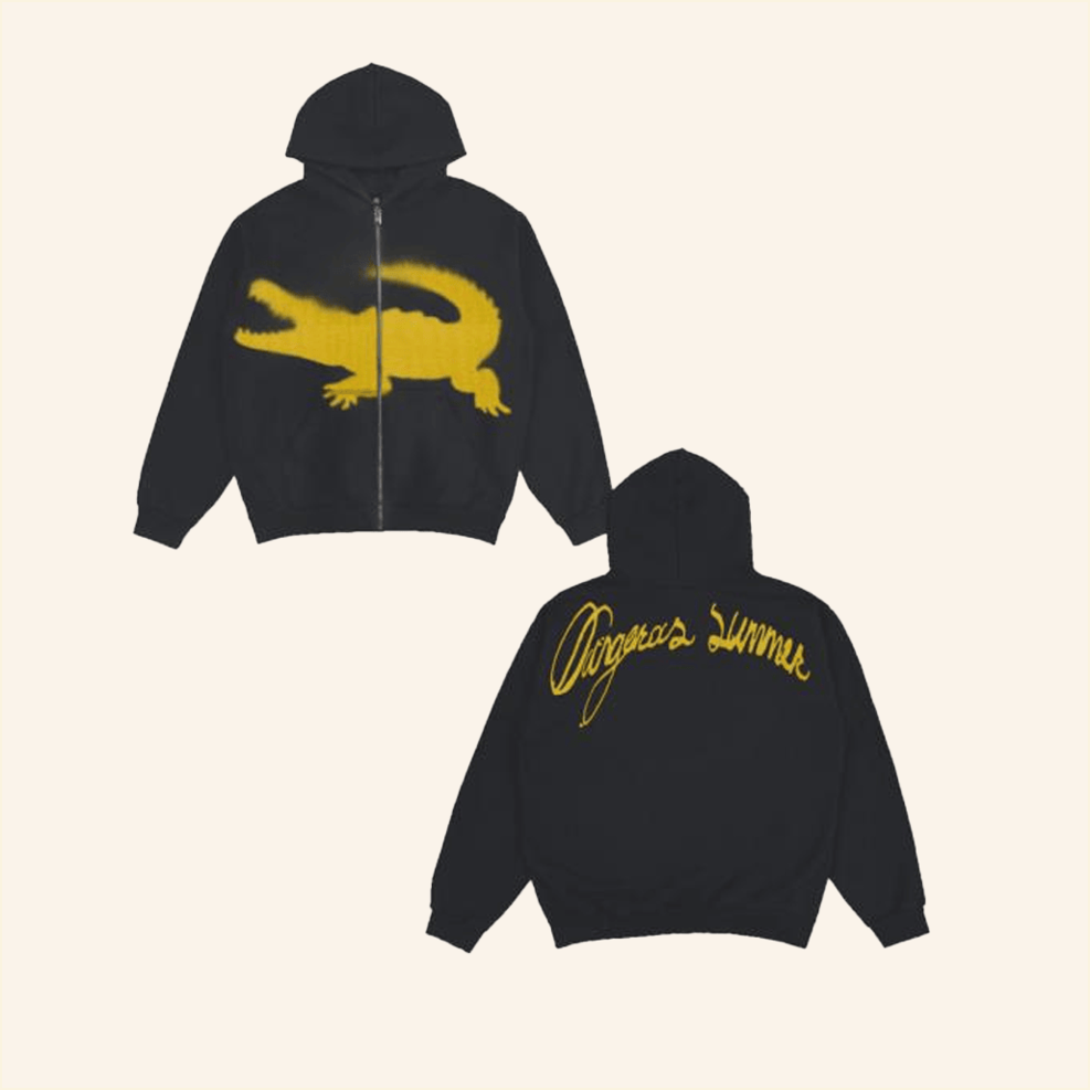 Dangerous Summer Alligator Zip Hoodie Yeat Official Merch Birthday Gifts For Best Friend