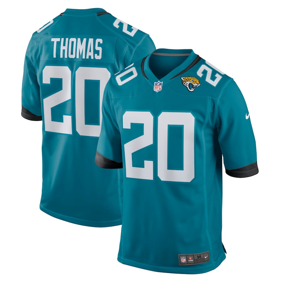 Daniel Thomas 20 Jacksonville Jaguars Men Game Jersey - Teal - JS214