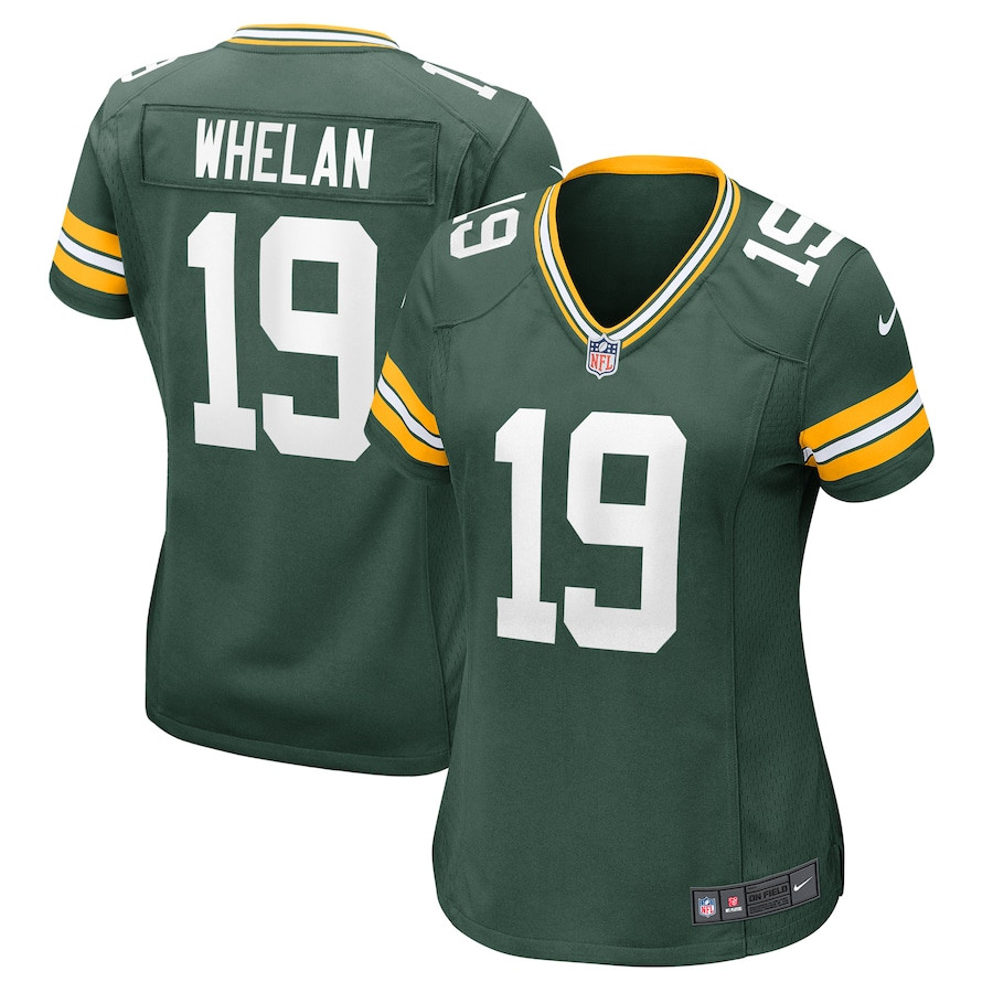 Daniel Whelan 19 Green Bay Packers Women's Game Jersey - Green - JSDV450