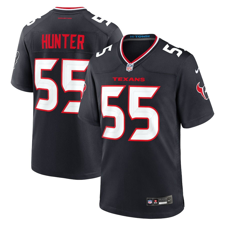 Danielle Hunter 55 Houston Texans Team Game Men Jersey - Navy - JSDV595