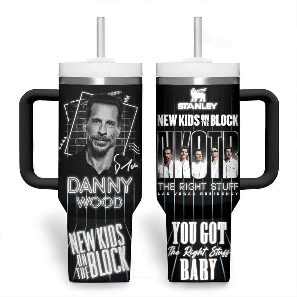 Danny Wood NKOTB The Right Stuff Las Vegas Residency Stanley Tumbler Fan Merch Him Gifts