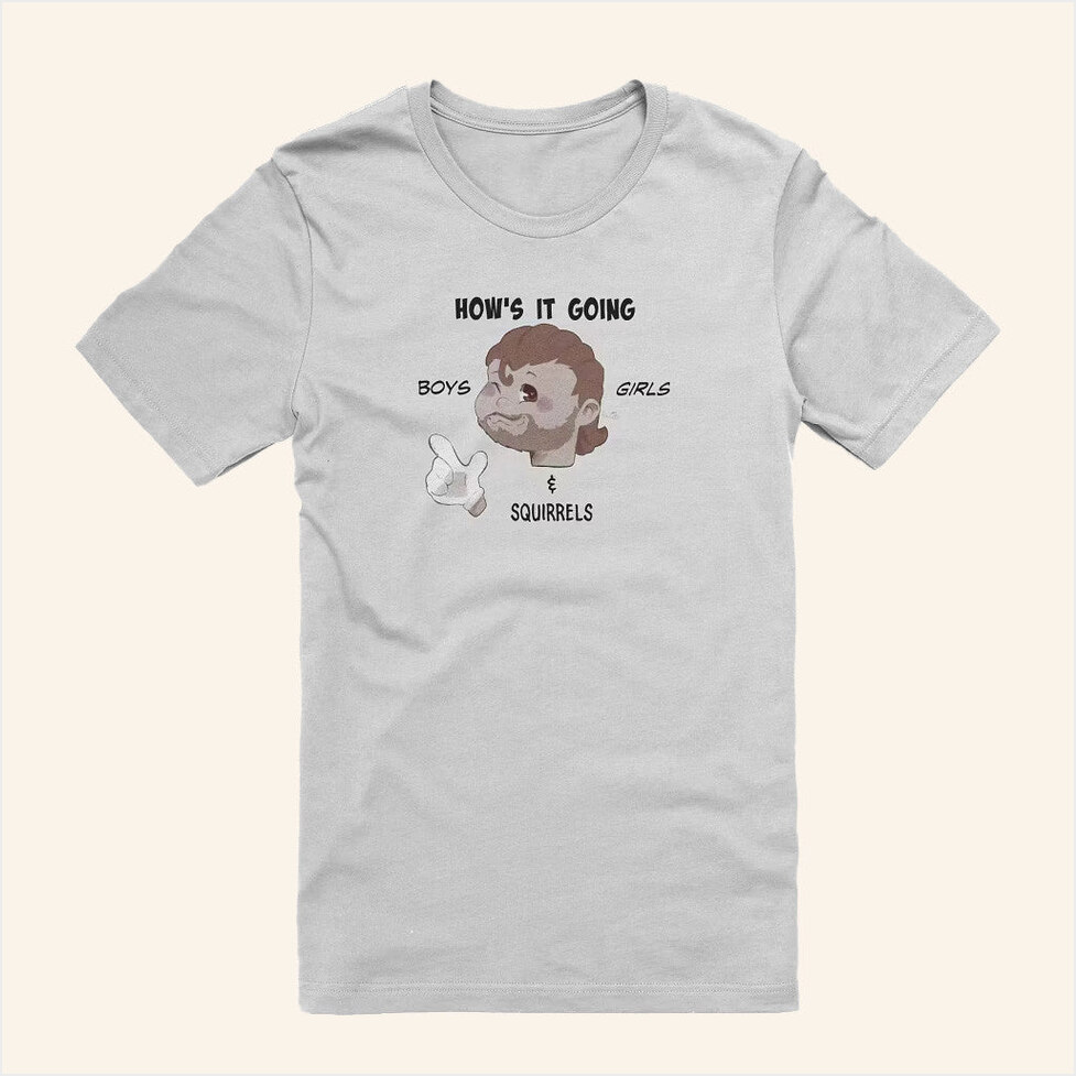Danny's Squirrel T-Shirt Danny Motta Merch Gift Ideas For Friends Birthday Gifts For Besties