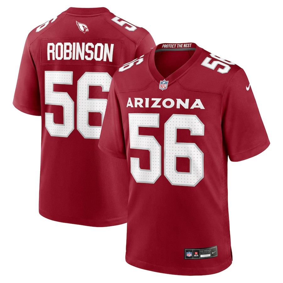 Darius Robinson 56 Arizona Cardinals Team Game Men Jersey - Cardinal - JSDV534