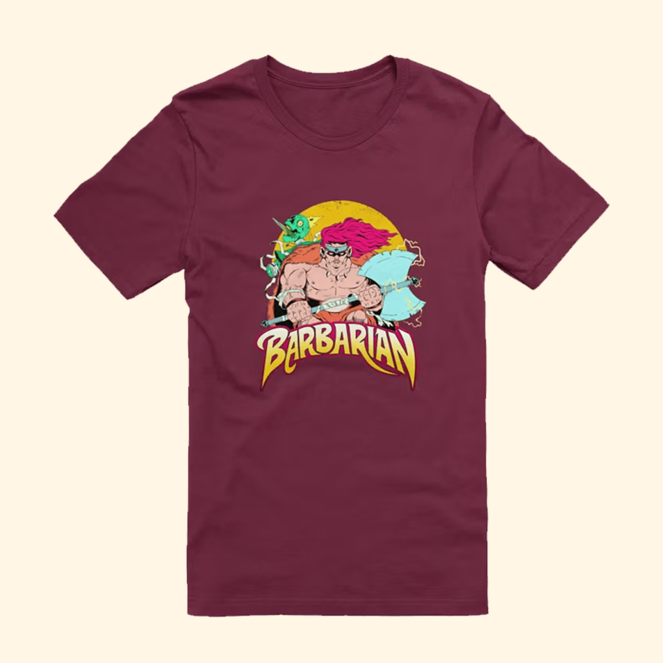 Dark Fantasy Barbarian T-Shirt Dungeon Soup Merch Best Father's Day Birthday Gifts For Dad