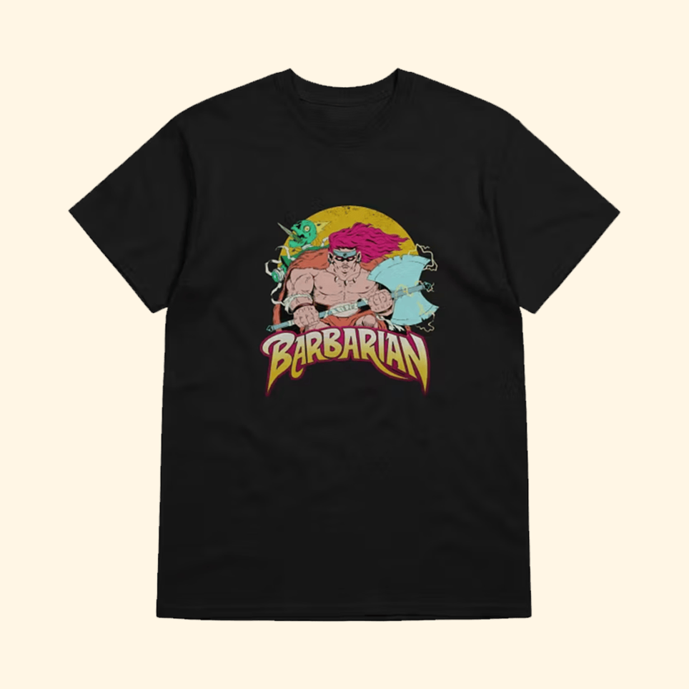 Dark Fantasy Barbarian T-Shirt Dungeon Soup Merch Birthday Gifts For Father's Day From Wife