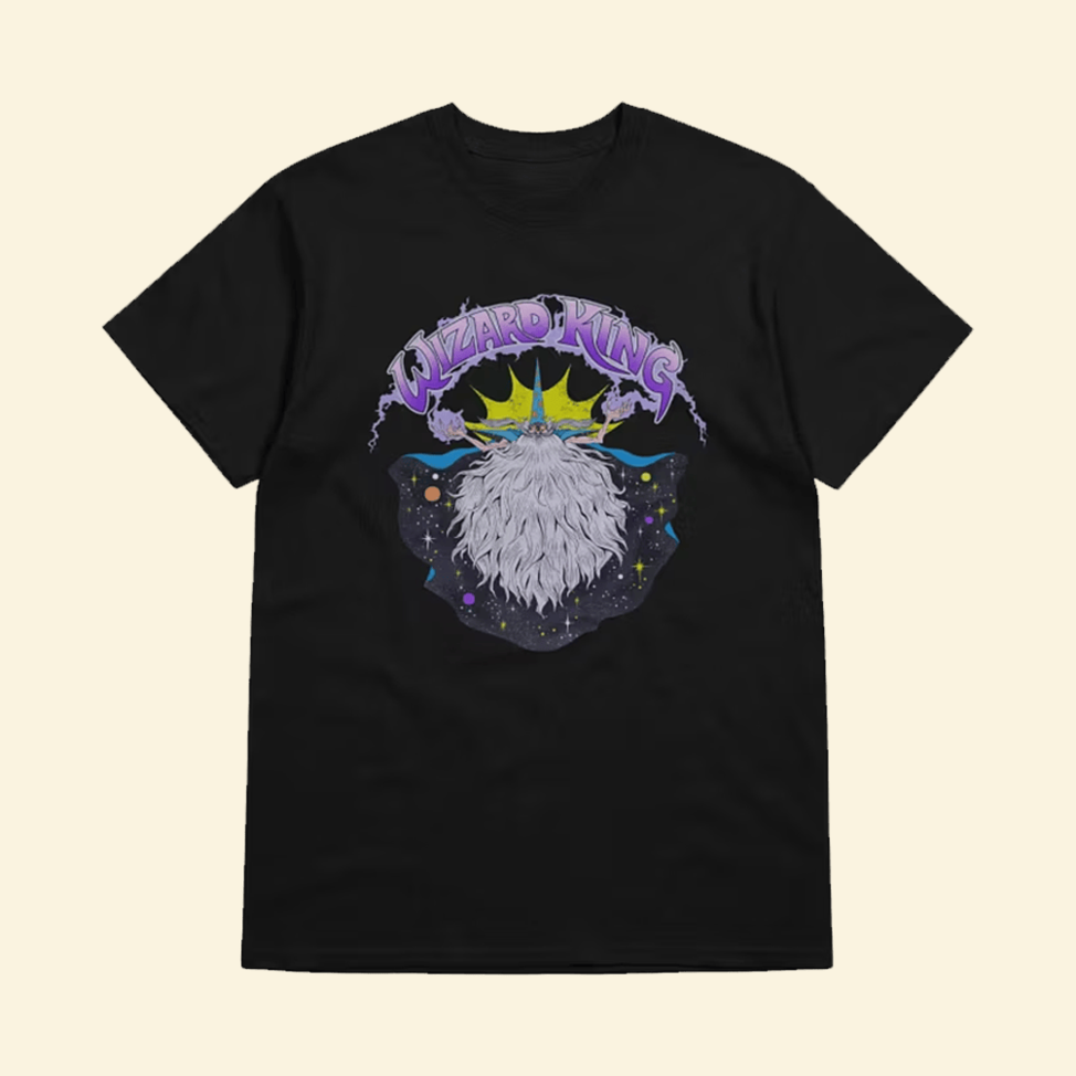 Dark Fantasy Wizard King T-Shirt Dungeon Soup Merch Gifts For Father's Day From Daughter