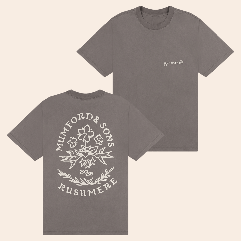 Dark Grey Rushmere Shirt Mumford And Sons Merch Birthday Gifts For Music Fans Band Shirt
