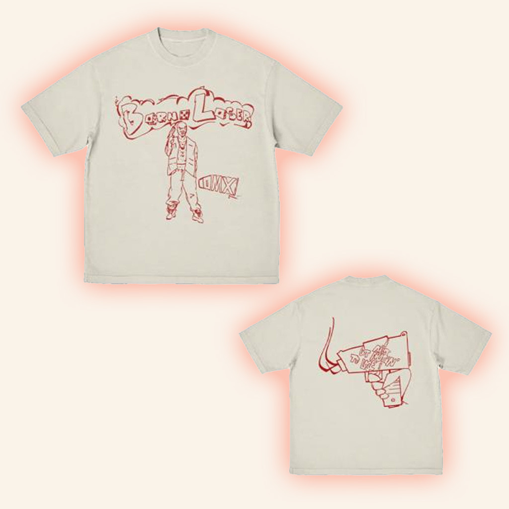 DarkManX Merch Born Loser T-Shirt Best Gifts For Husband