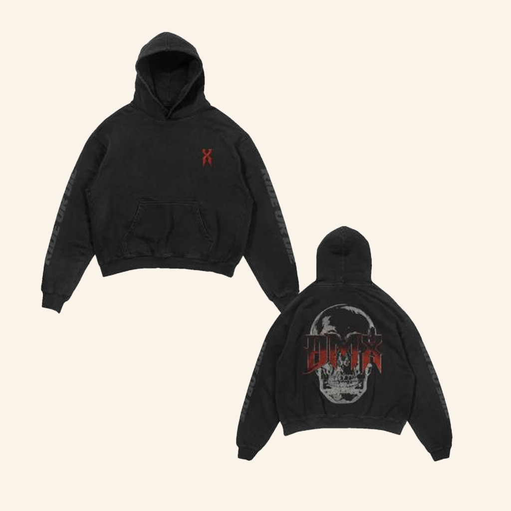 DarkManX Merch Ride Or Die Skull Hoodie Best Gifts For Boyfriend