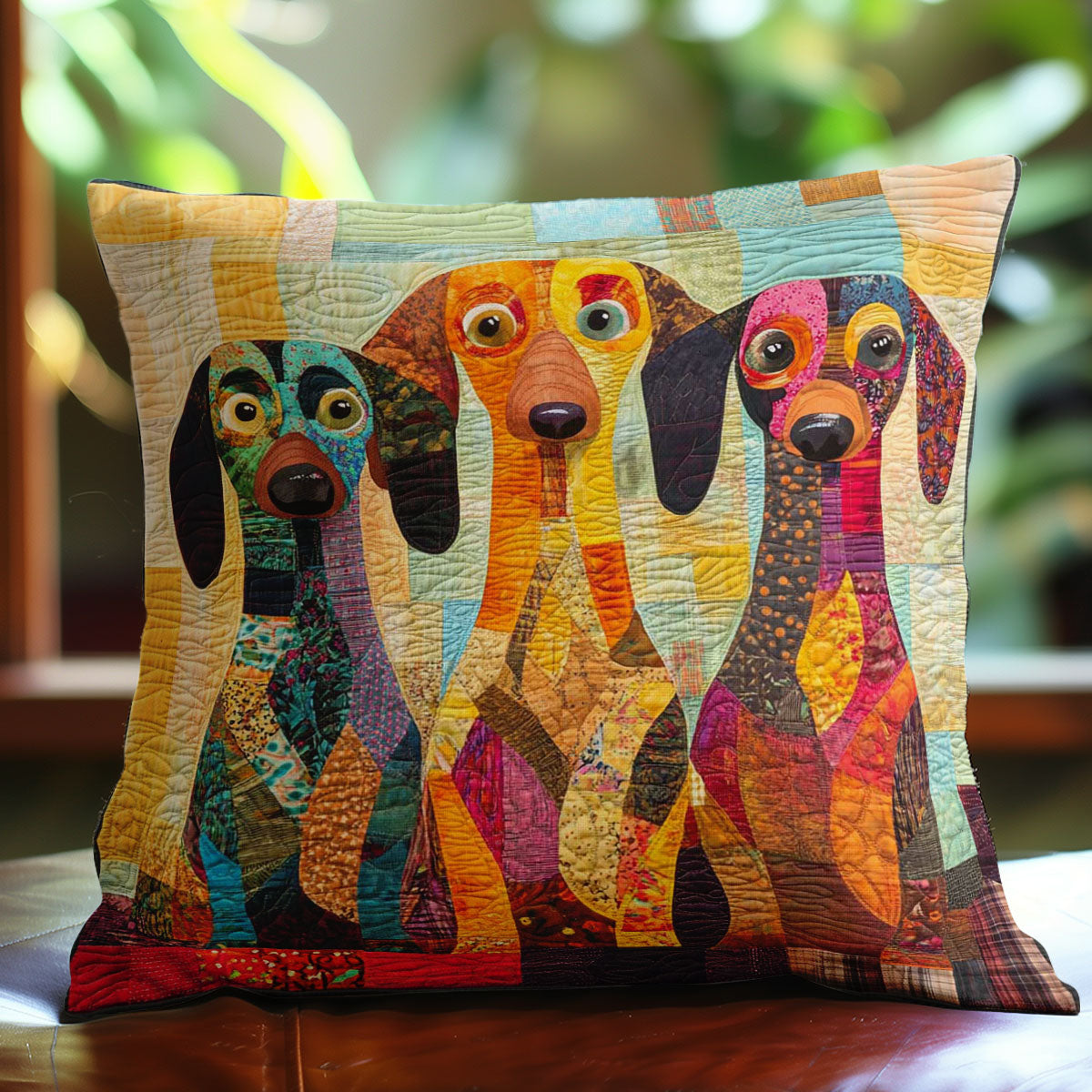 Darling Dachshunds Quilt Pillow Case Items Gifts For Sausage Dog Lovers
