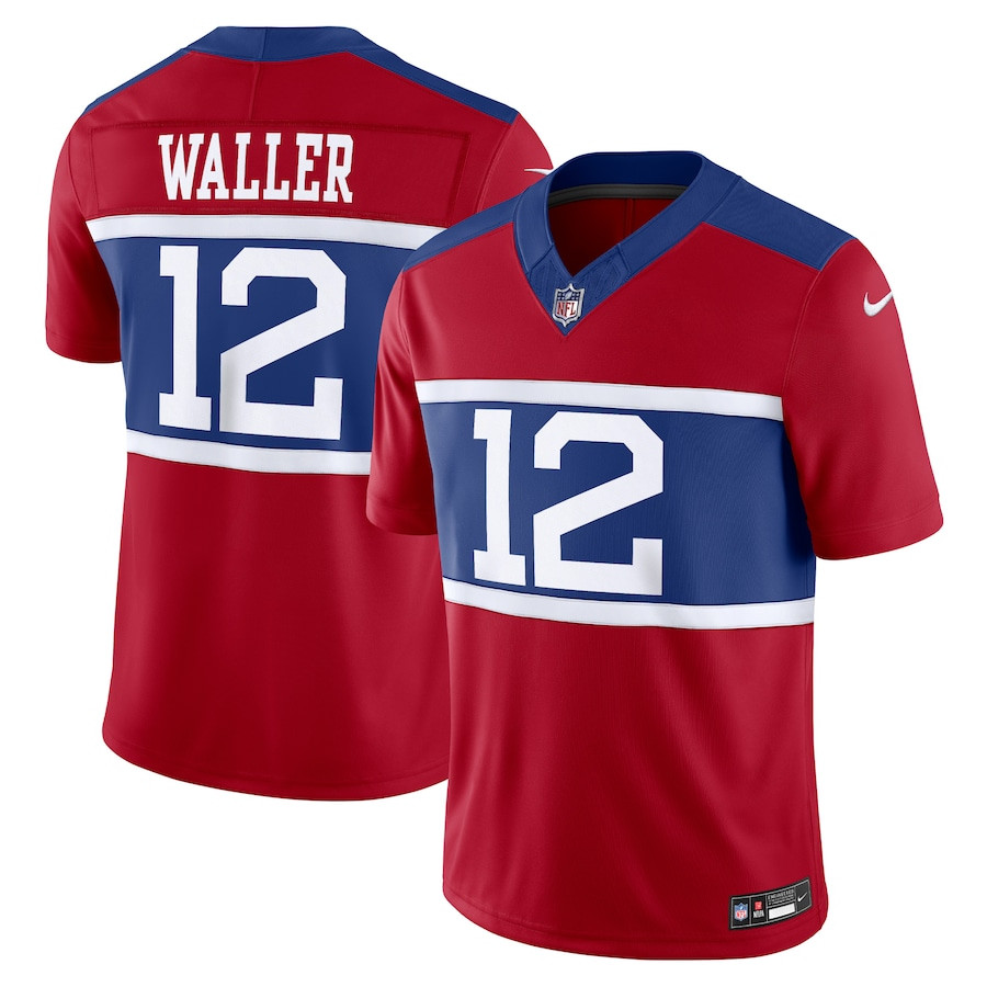 Darren Waller 12 New York Giants Alternate Vapor F.U.S.E. Retired Player Limited Jersey - Century Red - JSDV816