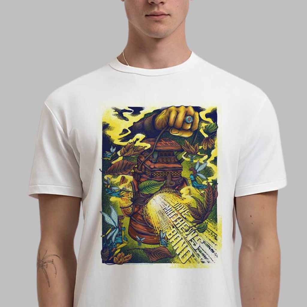 Dave Matthews Band Merch Concert Poster For Columbus Ohio 2024 T-Shirt Gift For Music Fans