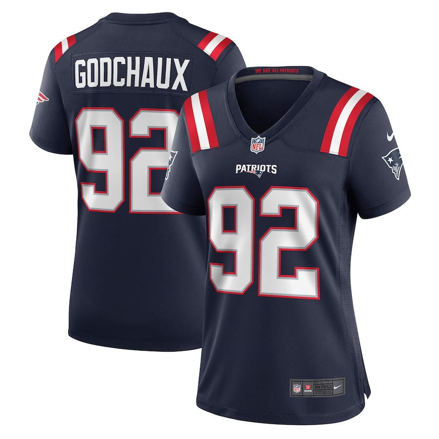 Davon Godchaux 92 New England Patriots Men Women Game Jersey - Navy - JS478