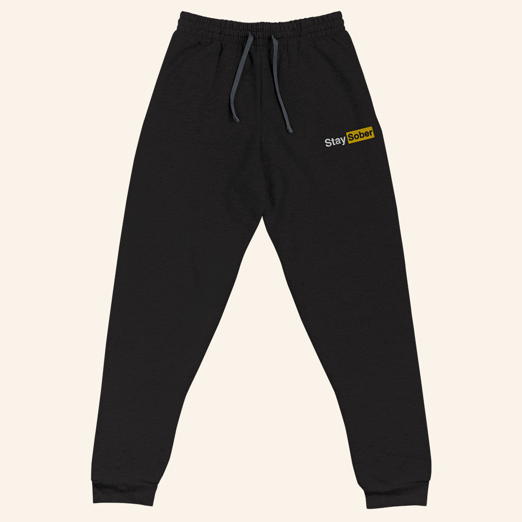 D'Aydrian Harding Merch Black Sweatpants Stay Sober Merch Gifts For Him