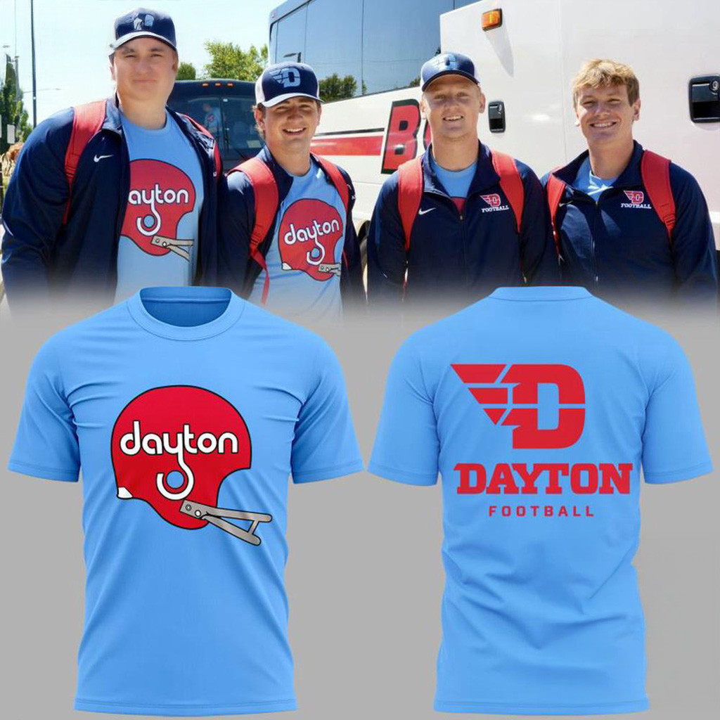 Dayton Flyers Football 2025 New Uniform Shirt Dayton Flyers Merch Football Fan Gifts
