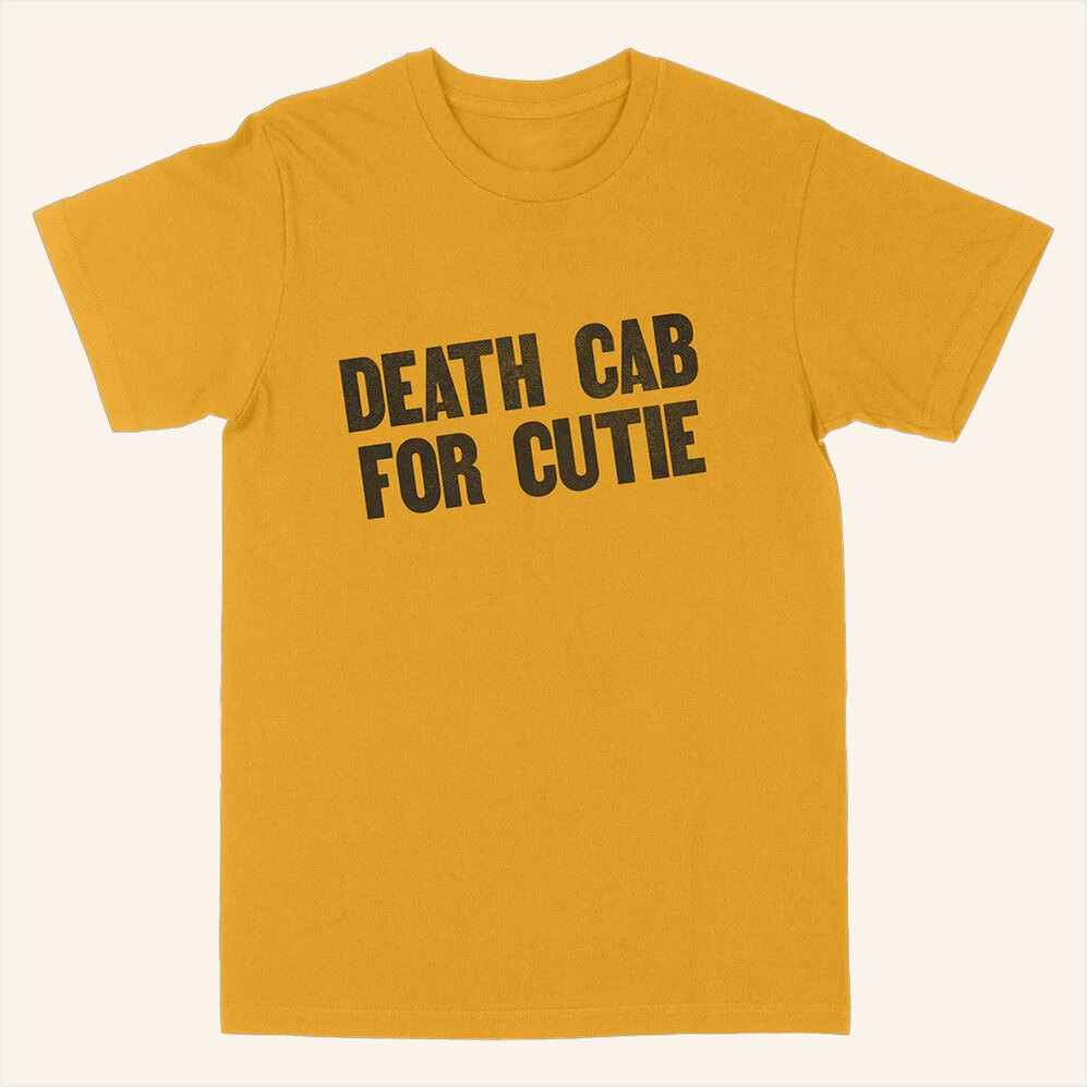 DCFC Slant Golden T-Shirt Death Cab For Cutie Merch Birthday Gifts For Besties