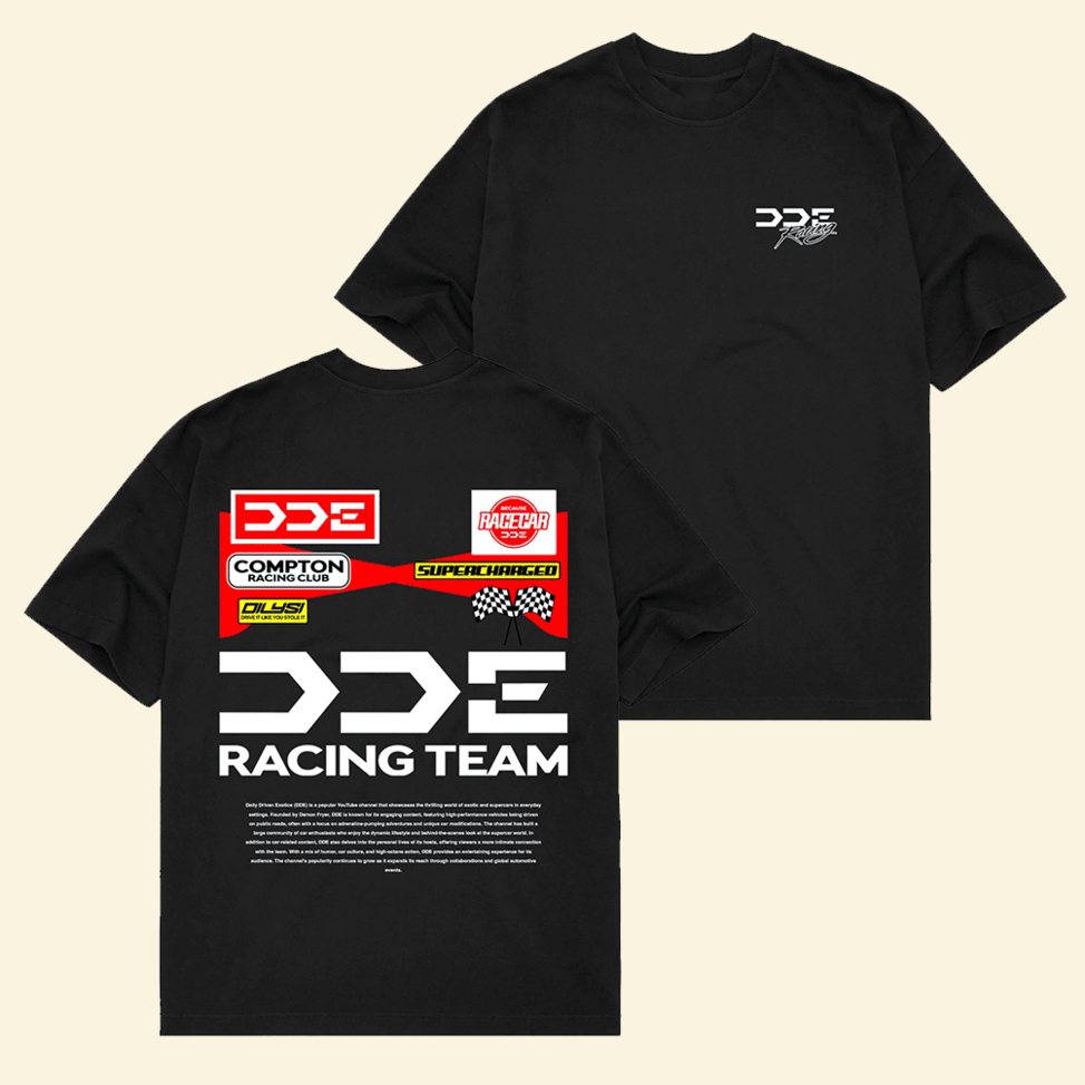 DDE Racing Team T-Shirt DDE Merch Great Father's Day Gifts For Racing Fans Gifts For Friends