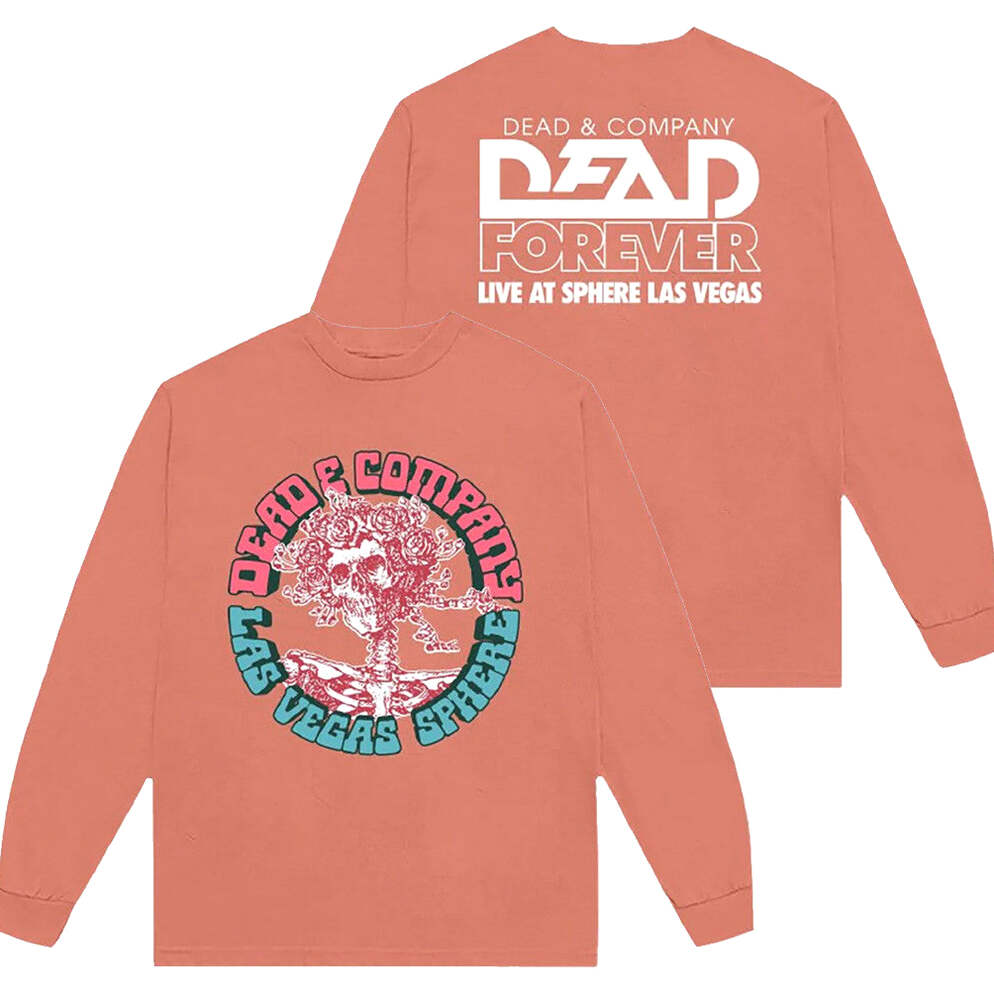 Dead And Company Merch Bertha 2025 Sphere Long Sleeve T-Shirt Gifts For Friends Gifts For Him