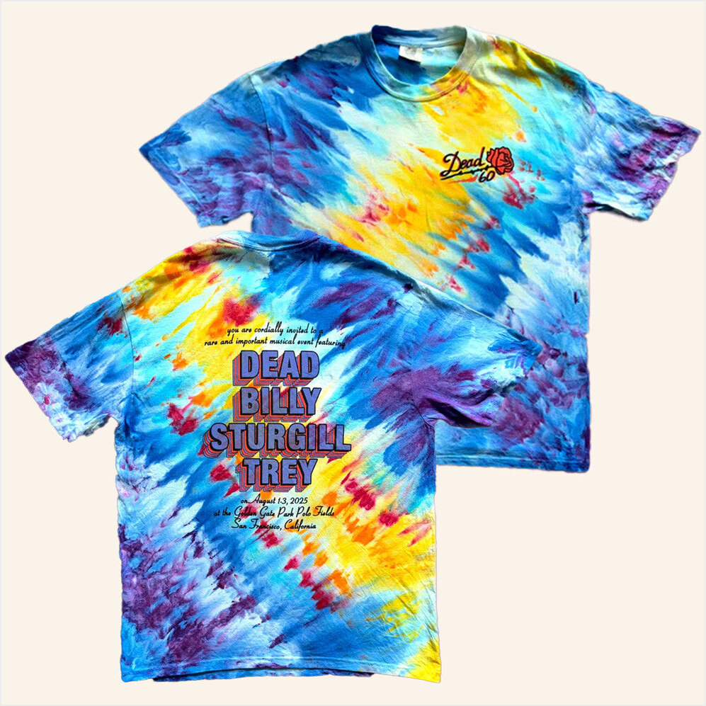 Dead Billy Sturgill Trey Lightning Ice Dye T-Shirt Thunder Shout Merch BFF Birthday Gifts