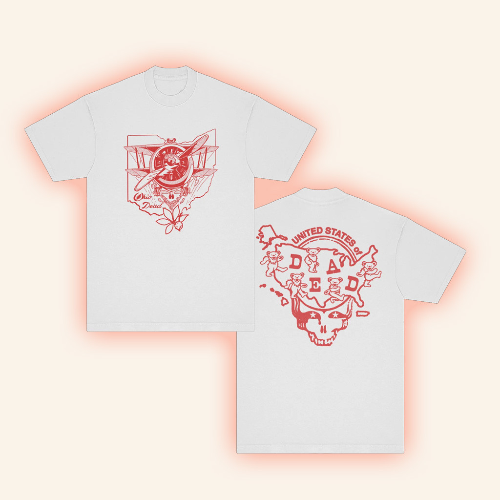 Dead Merch Ohio United States Of Dead T-Shirt Unique Gift For Boyfriend Birthday