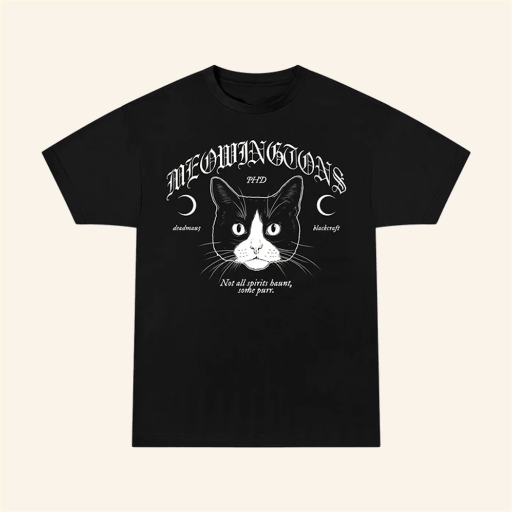 Deadmau5 X Blackcraft Meowingtons T-Shirt Blackcraft Cult Merch Birthday Gifts For Dad