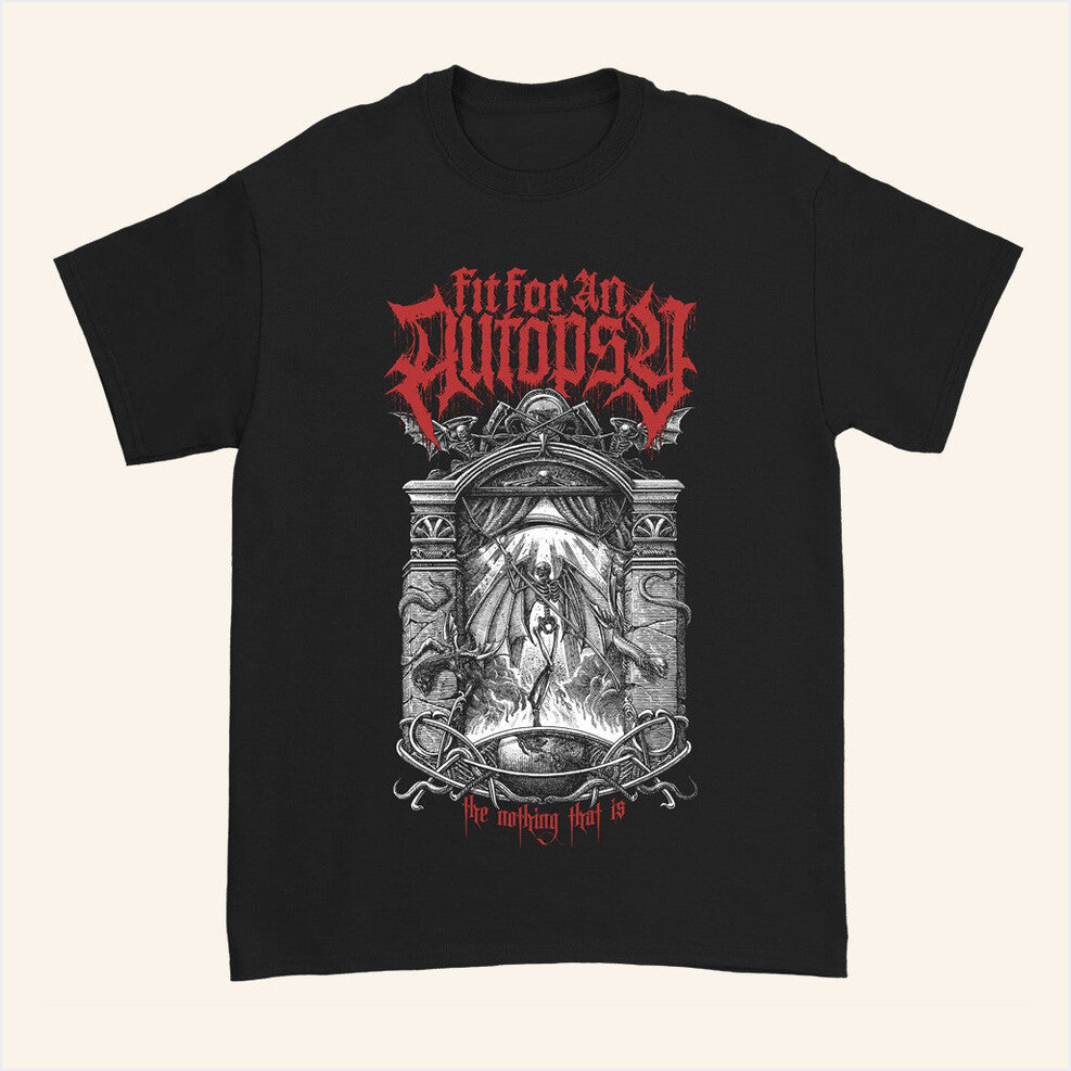Death Arch Black T-Shirt Fit For An Autopsy Merch Gifts For Husband Birthday Gift Ideas