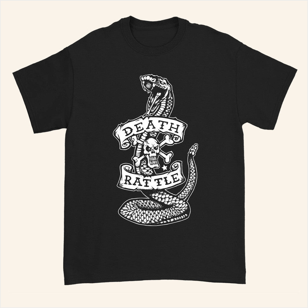Death Rattle Snake T-Shirt Downright Merch Best Birthday Gift Ideas Christmas Presents