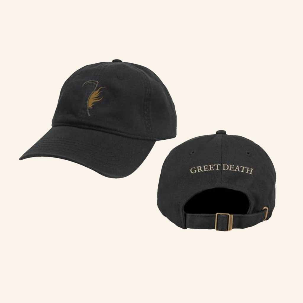 Deathwish Inc Merch Greet Death Burning Scythe Hat Unique Gift For Fans