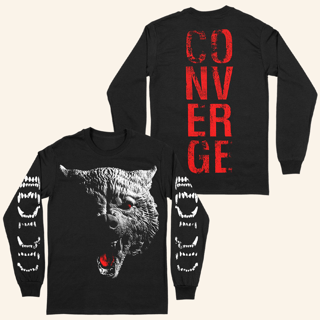 Deathwish Inc Store Merch Converge The Wolf Part One Black Longsleeve