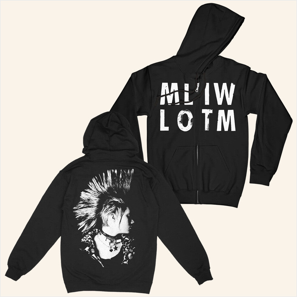 Deathwish Modern Life Is War Emily Black Zip Hoodie Deathwish Inc Merch Gifts For Best Friend