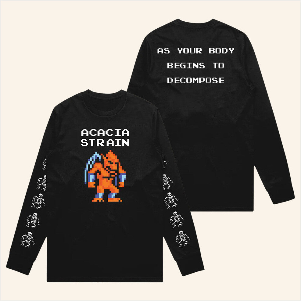 Decompose Long Sleeve Shirt The Acacia Strain Merch Birthday Gift Ideas Christmas Presents