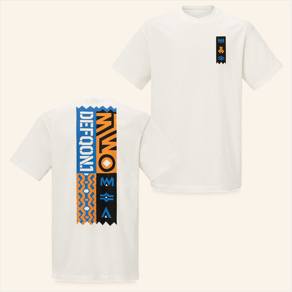 Defqon1 Offwhite Loose Fit T-Shirt Qdance Merch BFF Birthday Gifts Ideas Christmas Presents