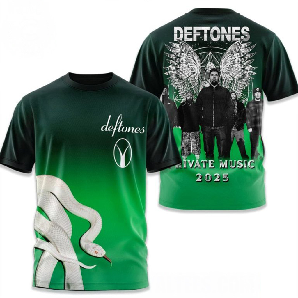 Deftones Private Music 2025 T-Shirt Fan Merch Gifts For Father