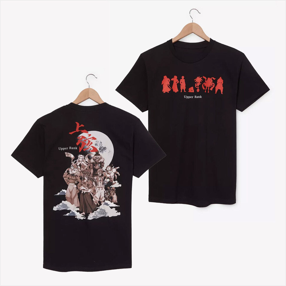 Demon Slayer Kimetsu No Yaiba Upper Rank Lineup Graphic T-Shirt Demon Slayer Merch Him Gifts