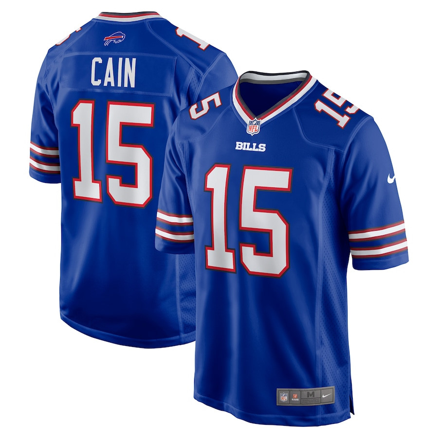 Deon Cain 15 Buffalo Bills Game Men Jersey - Royal - JS828