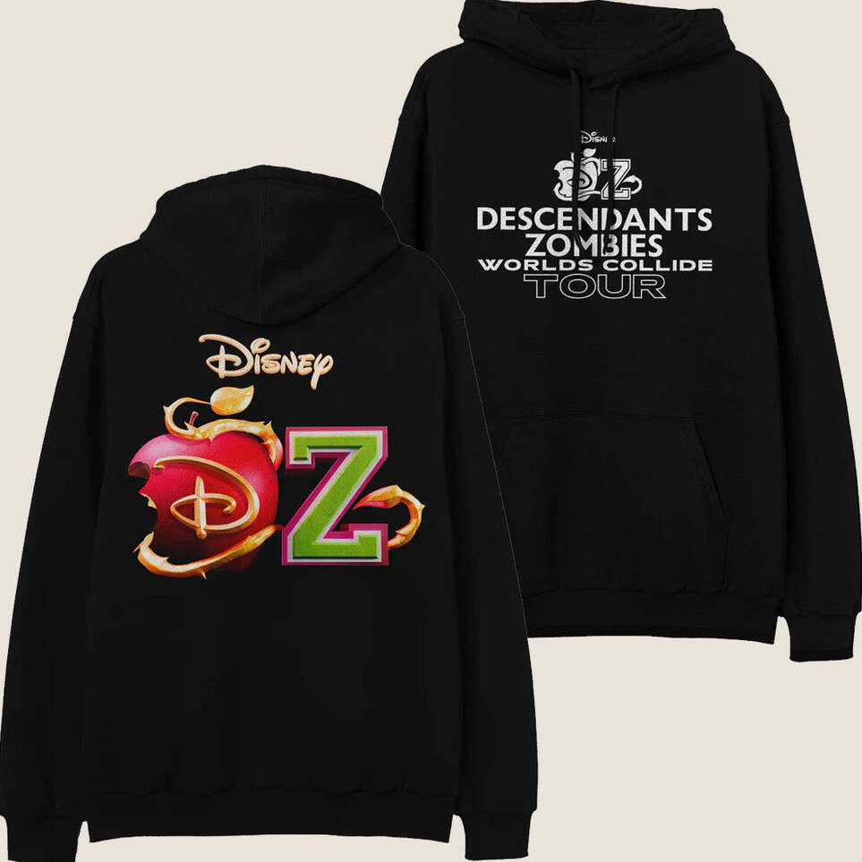 Descendants Zombies Worlds Collide Tour Merch DZ Hoodie Gifts For Fans Birthday Gifts For Her