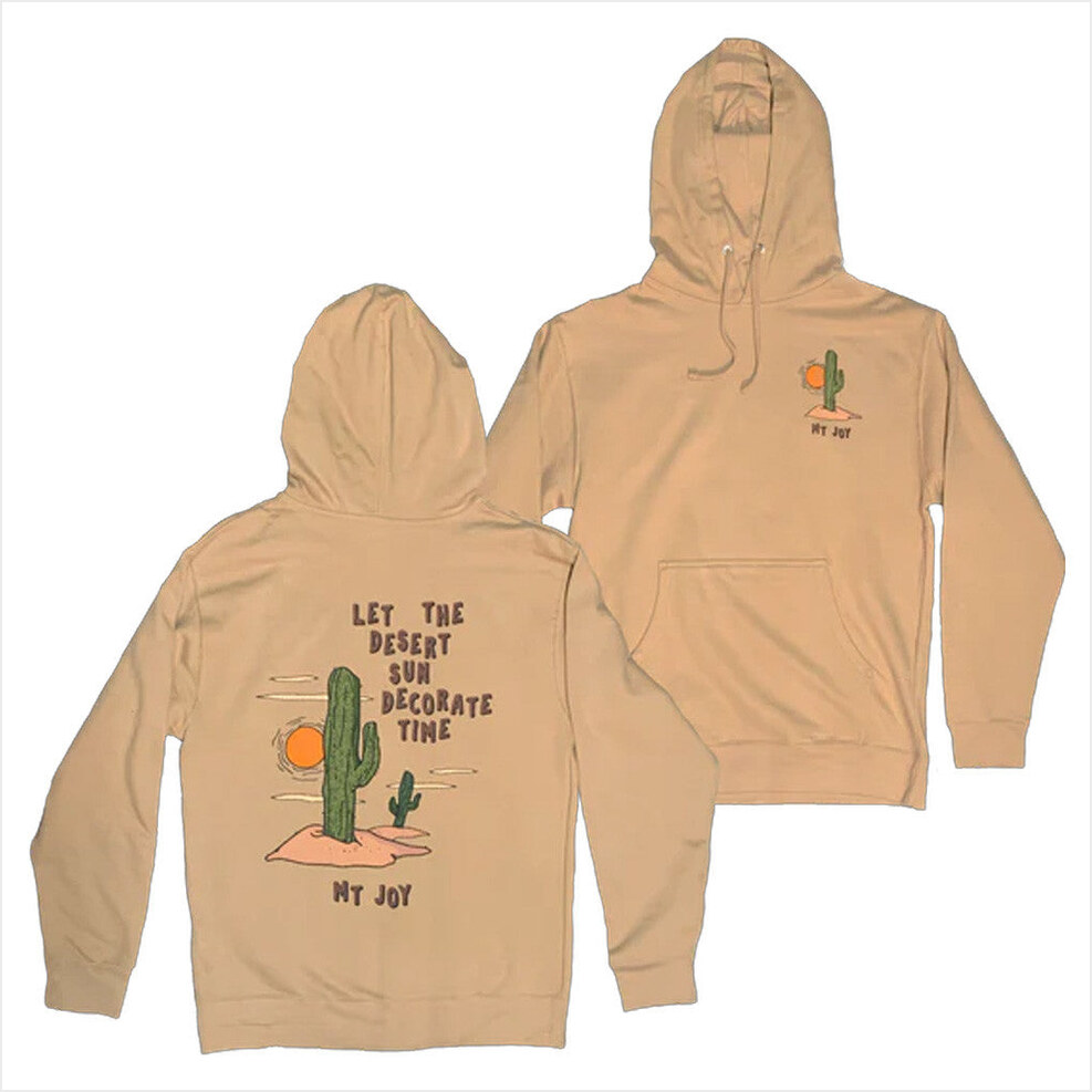 Desert Cactus Hoodie Mt Joy Merch Gift Ideas For Husband Birthday Gifts For Besties