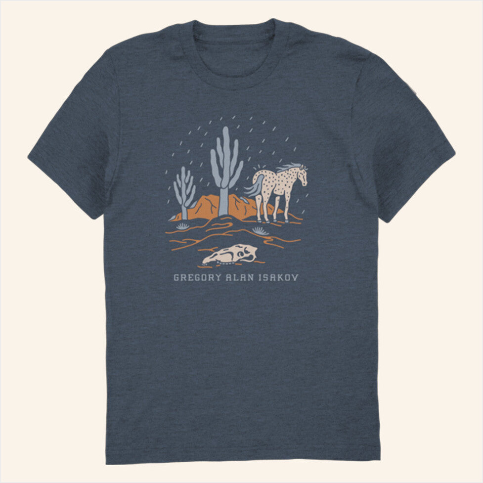 Desert Rain T-Shirt Gregory Alan Isakov Merch Gift Ideas For Husband BFF Birthday Gifts Ideas