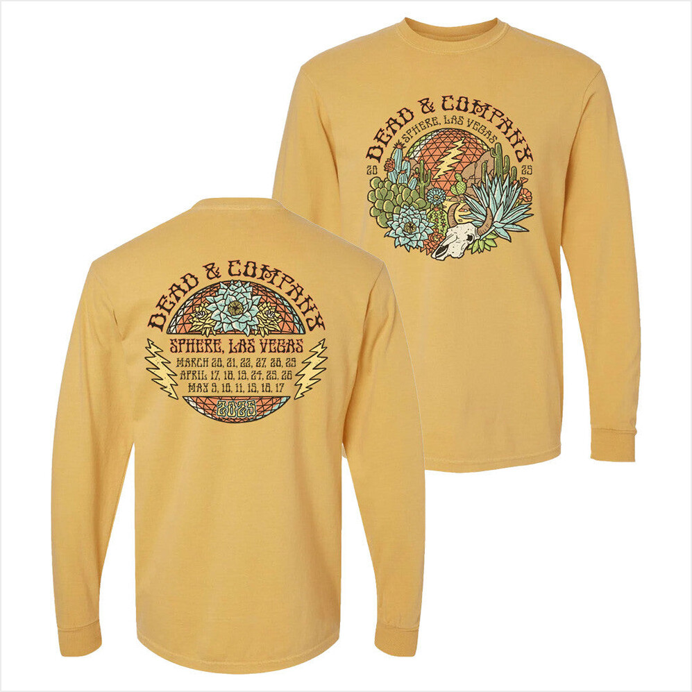 Desert Sphere 2025 Long Sleeve T-Shirt Dead And Company Merch Gifts For Dad Best Friend Gifts