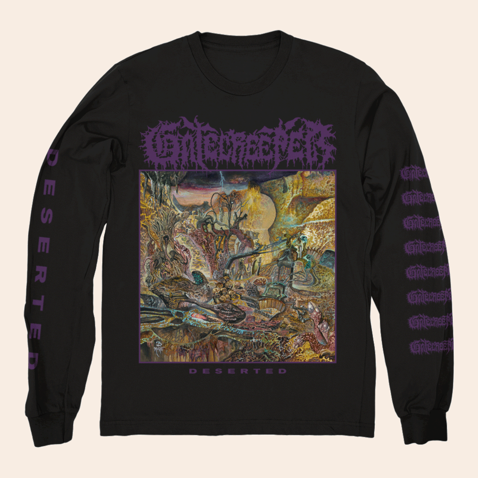 Deserted Long Sleeve Shirt Gatecreeper Merch Gatecreeper Shirt Father's Day Gifts For Metal Music Lovers